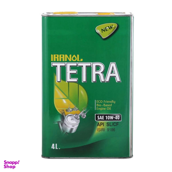 روغن موتور خودرو ایرانول مدل تترا ظرفیت 4 لیتر