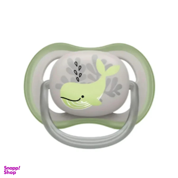 پستانک الترا ایر 18-6 ماه اونت کد SCF085/60 طرح نهنگ و لاک پشت