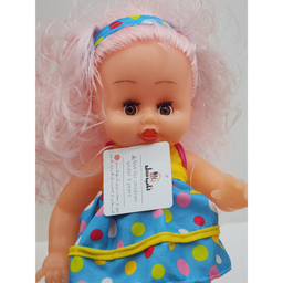 عروسک ناب سل مدل دخترک مو فرفری سایز 30 سانتی متر