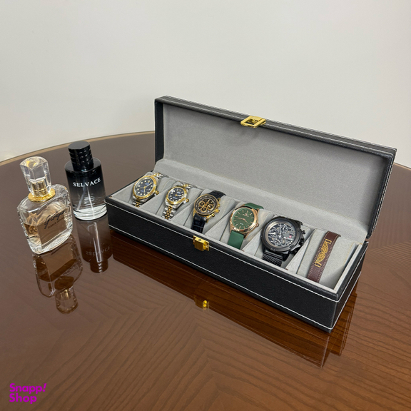 جعبه ساعت مچی مدل 6 خانه کد W101