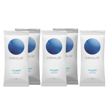 ماسک صورت اورموس مدل کمپلکس خاک رس و آلوئه ورا وزن 30 گرم بسته 5 عددی