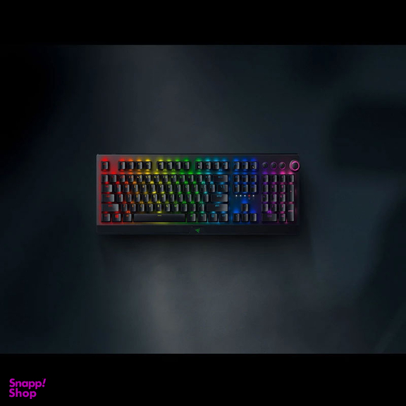 کیبورد مخصوص بازی ریزر (Razer) مدل BLACKWIDOW V3 Chroma RGB With Green Switch