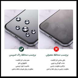 محافظ صفحه نمایش مات راک اسپیس کد MTT مناسب برای گوشی موبایل اپل iPhone 13