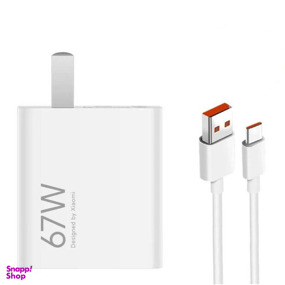 شارژر 67 وات شیائومی مدل 67W به همراه کابل USB