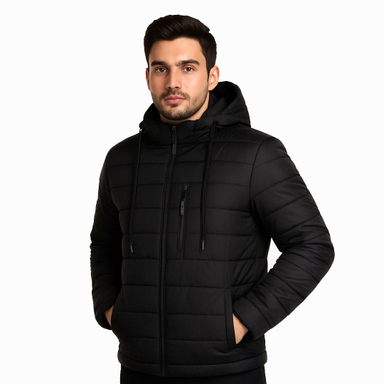 کاپشن اسپرت مردانه والیانت استایل مدل مموری رنگ مشکی