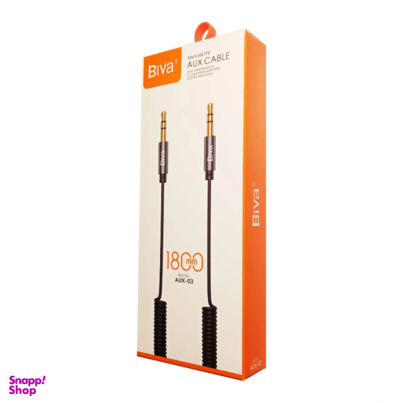 کابل AUX Jack 3.5mm بیوا مدل AUX-03 طول 1.8 متر