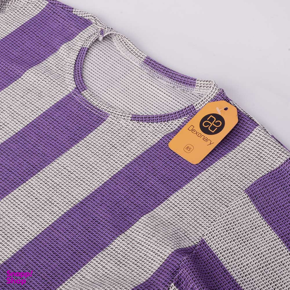 کراپ زنانه دکسونری مدل 358050103 رنگ بنفش