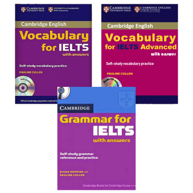 کتاب Grammar and Vocabulary for IELTS اثر Pauline Cullen انتشارات هدف نوین مجموعه 3 جلدی