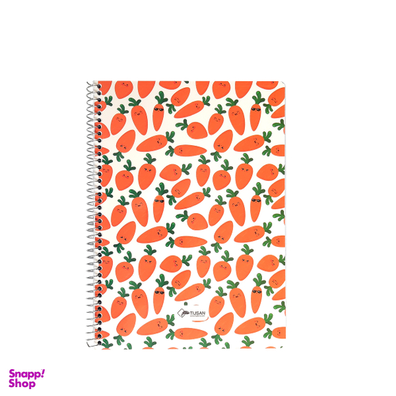 دفتر مشق 50 برگ تیج سان طرح هویج