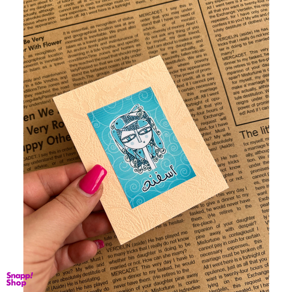 کارت پستال هدیه طرح ماه تولد کد gh.fa12 مجموعه 12 عددی