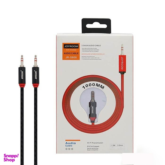 کابل AUX Jack 3.5mm جوی روم مدل JR-S800 طول 1 متر