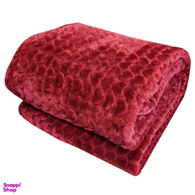 پتو نرمینه بافت مدل قلبی سایز 160×200 سانتی متر