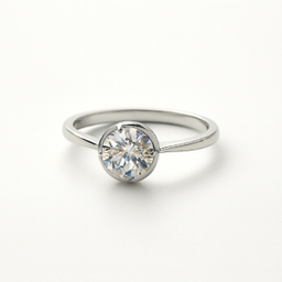 انگشتر نقره زنانه مدل سولیتر کد 569719