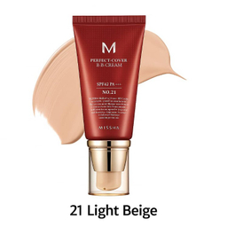 ضد آفتاب رنگی میشا کد 21 رنگ بژ روشن حجم 50 میلی لیتر