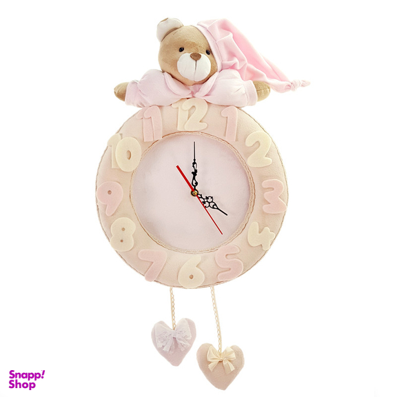ساعت دیواری کودک نی نی سیس مدل خرس نانان کد W-N/P