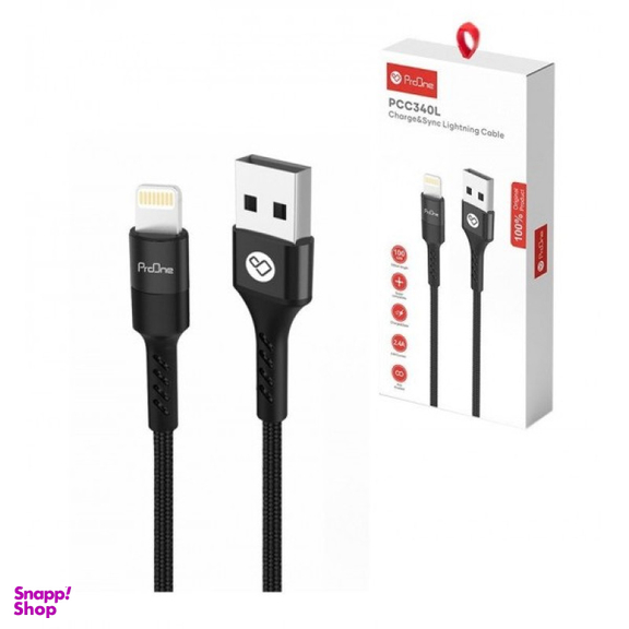 کابل شارژر USB Lightning پرووان مدل PCC340L
