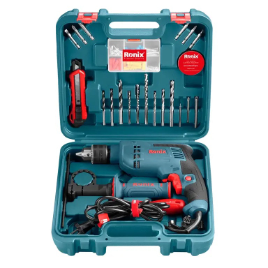 ست ترکیبی دریل برقی رونیکس مدل RS-0008 مجموعه 33 عددی