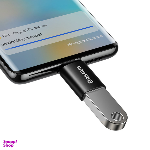 مبدل USB-C به USB3.1 باسئوس مدل Ingenuity Series Mini OTG Adaptor ZJJQ000001