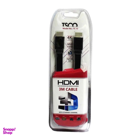 کابل HDMI تسکو (Tsco) مدل TC 72 طول 3m