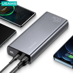 پاوربانک یوسمز مدل CD165 ظرفیت 30000 میلی آمپر ساعت به همراه کابل USB-C