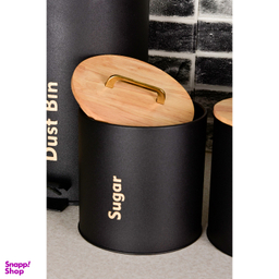 سرویس آشپزخانه 4 پارچه یونیک مدل درب چوبی دسته T کد 803