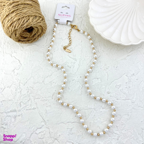 گردنبند زنانه ژوپینگ مدل مروارید کد N4901