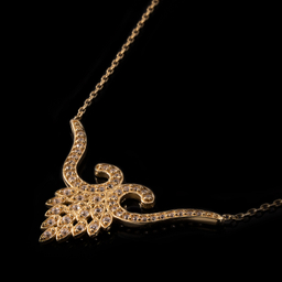 گردنبند طلا 18 عیار زنانه جواهری سون کد 3203