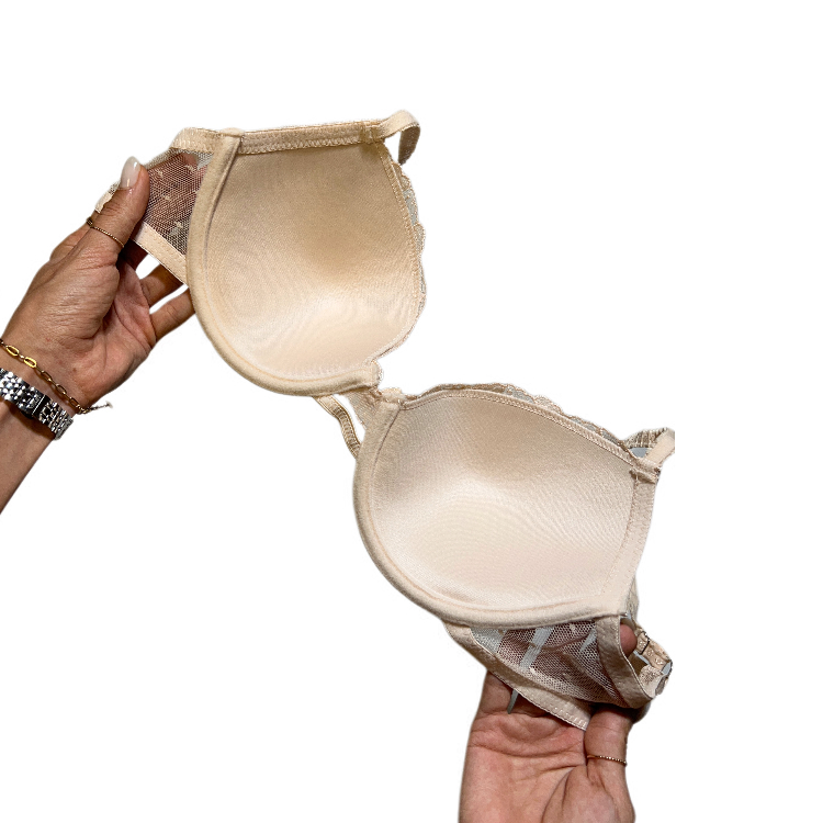 سوتین زنانه کد 0765 رنگ کرم