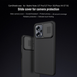 کاور نیلکین مدل CamShield مناسب برای گوشی موبایل شیائومی Redmi Note 12T Pro 5G/ Note 11T Pro/ Note 11T Pro Plus/ Poco X4 GT 5G/ K50i