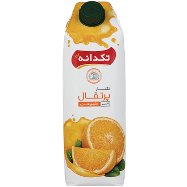 نکتار پرتقال تکدانه حجم 1 لیتر