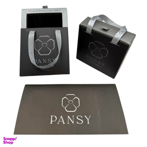 دستبند طلا 18 عیار زنانه پانسی مدل گل رز کد M9201