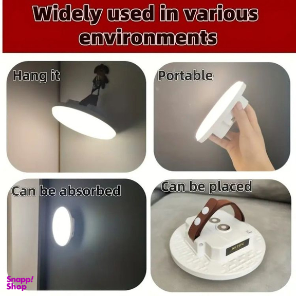 چراغ کمپینگ مدل LED-15600mAh با قابلیت پاوربانک و نور اضطراری