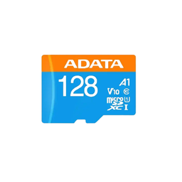 کارت حافظه MicroSDXC ای دیتا مدل V10 R100W25 100MB/S ADP ظرفیت 128 گیگابایت