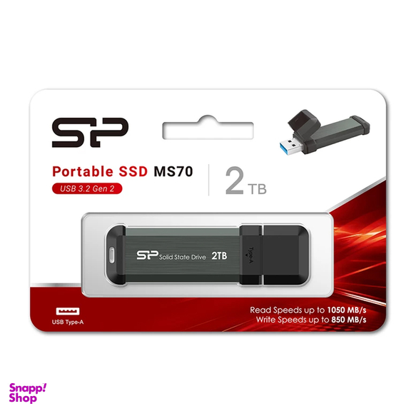 حافظه SSD اکسترنال سیلیکون پاور مدل MS70 ظرفیت 2 ترابایت