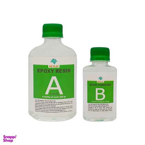 رزین اپوکسی اوریران کد PET-GR مجموعه 2 عددی
