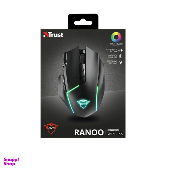 ماوس بی سیم مخصوص بازی تراست مدل GXT-131 RANOO WIRELESS