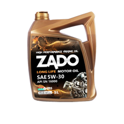 روغن موتور زادو مدل SAE 5W30-SN-16000 حجم 5 لیتر