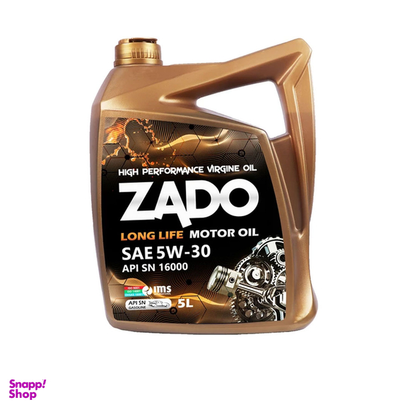 روغن موتور زادو مدل SAE 5W30-SN-16000 حجم 5 لیتر