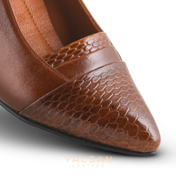 ست کیف و کفش زنانه چرم یلسان مدل لیندا کد TARA-MRV-912-ASL