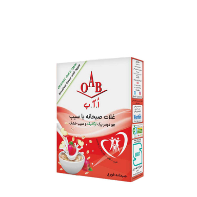 جو دوسر پرک ارگانیک و سیب خشک  اُ.آ.ب وزن 200 گرم
