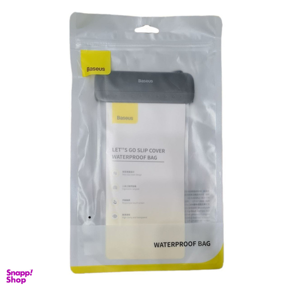 کیف ضد آب باسئوس مدل WATERPROOF BAG مناسب برای گوشی موبایل  سایز 7.2 اینچ به همراه بند