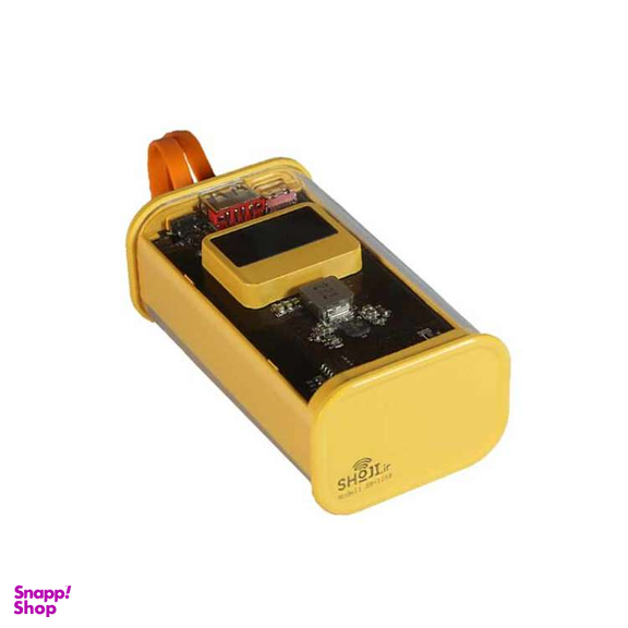 پاوربانک شفاف شیشه ای کد SH-1058 ظرفیت 10000 میلی آمپر ساعت