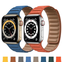 بند گرین مدل Leather Magnets مناسب برای اپل واچ 42/44/45/49 میلی متری