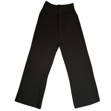 شلوار بافت زنانه مدل 121 رنگ مشکی