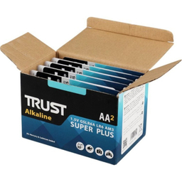 باتری قلمی تراست مدل Alkaline Super Plus LR6 1.5V AA بسته 2 عددی