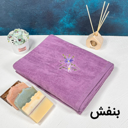 حوله استخری ایران حوله مدل گلدوزی مایسا سایز 80×130 سانتی متر