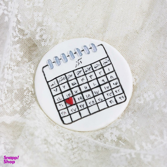 استامپ برجسته تزیین فوندانت مدل تقویم