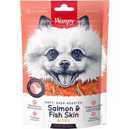 تشویقی سگ ونپی مدل Salmon & Fish Skin Bites وزن 100 گرم
