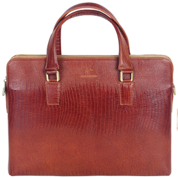 کیف اداری زنانه چرم بارز کد DZ66 LIZARD
