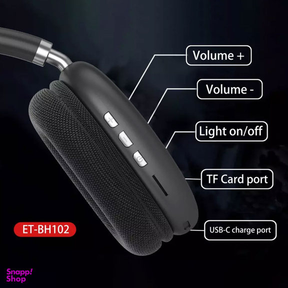 هدفون بی سیم بلوتوثی ارلدام مدل ET-BH102